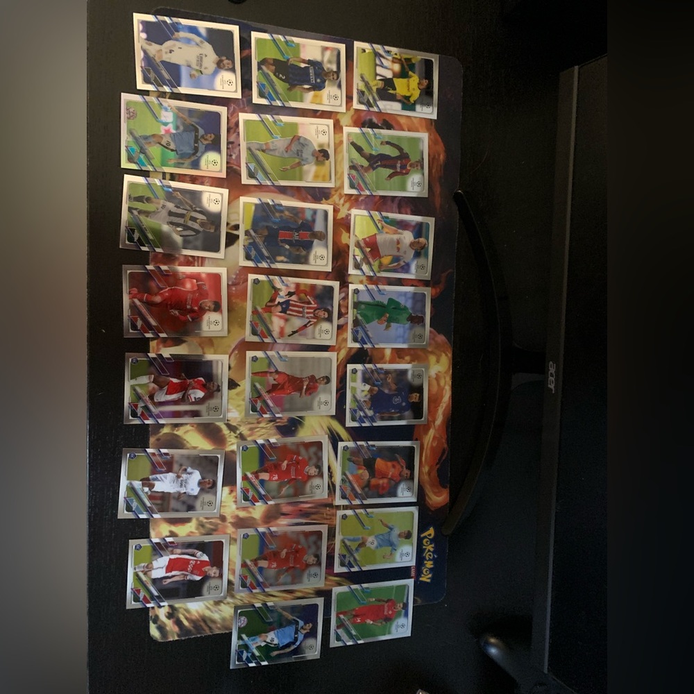 2021 Soccer Topps Chrome Cars lot.
